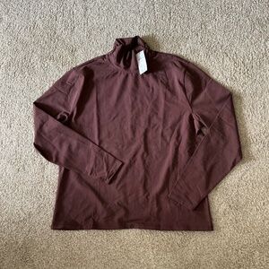 Abercrombie & Fitch Soft a&f Essentials Long Sleeve Ruched Mockneck size XXXL-